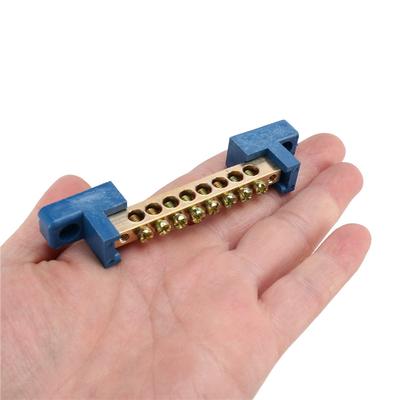 ABGR-8 Terminal Bus Bar Terminal Block 20 Pack Brass Wire Screw Terminal For Car Boat Marine Ground Power Distribution