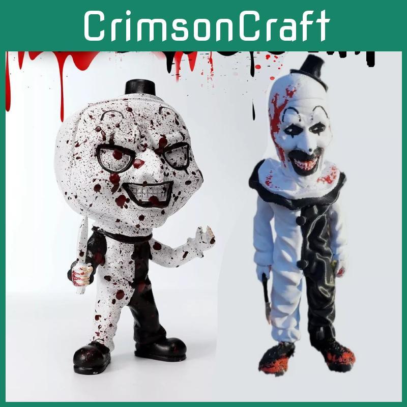 Gruselige Moderne Harz Sensenmann Clown Dekorative Figur Für Halloween Tischdeko