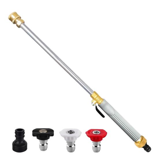 Jet Nozzle Power Washer for Garden Hose Washer Wand with 3 Interchangeable Nozzles Quick-Connect High Pressure Washer Hose Nozzle