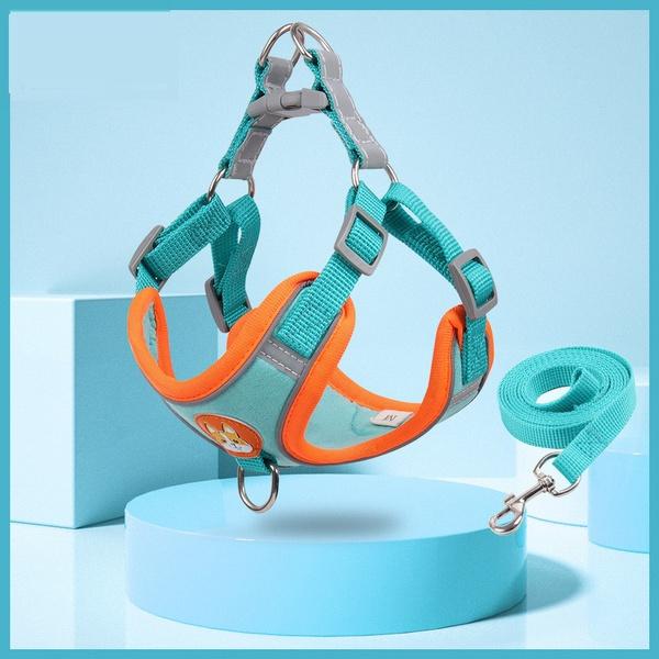 Pet Harness and Leash Set Training Walking Leads for Small Cats Dogs Harness Collar Adjustable Leashes Set