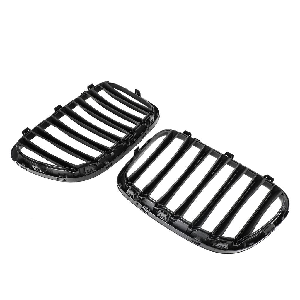Gloss Black Front Hood Kidney Grill Grille Fit BMW X1 E84 2009-2014 SUV