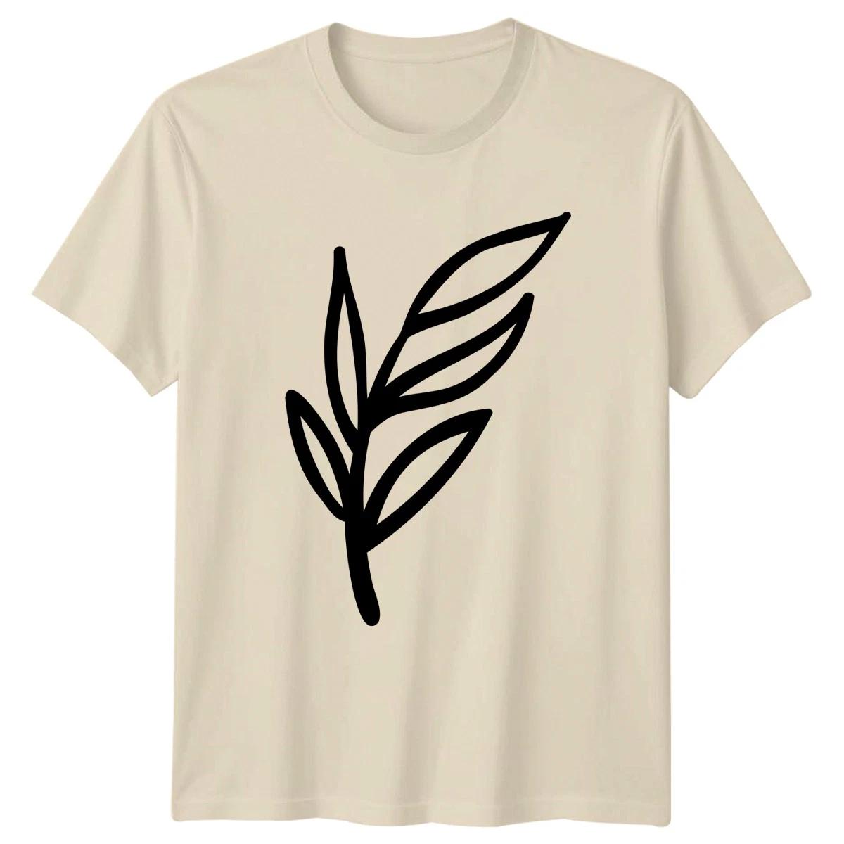 Minimalist Botanical Leaf Art T-Shirt Minimalist Botanical Nature Birthday XXL