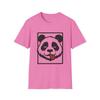Unisex Softstyle Funny Panda T-Shirt,  Minimalist Cartoon