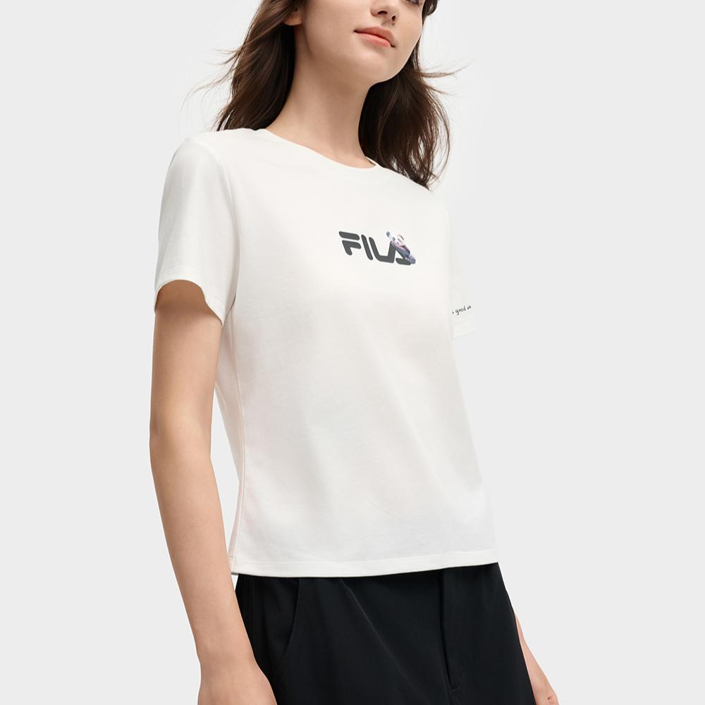 New FILA HERITAGE Regular T Shirt Women's F51W538101F-WT