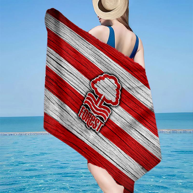 1PC Forest Club Emblem Beach Towel - Soft, Absorbent Microfiber, Lightweight, Ideal for The Beach, Parties, Travel, Camping fan gifts