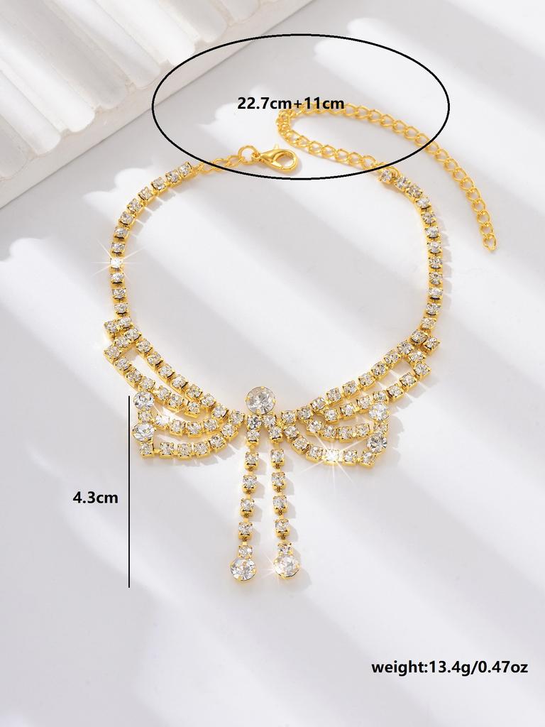 1PC women's fashion trend butterfly tassel ankle chain jewelry suitable for dates, parties, holidays, gifts