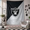 Las Vegas Raiders Wandteppich Heimdekoration Wandbehang Stoff für Schlafzimmer Wohnzimmer Hintergrund