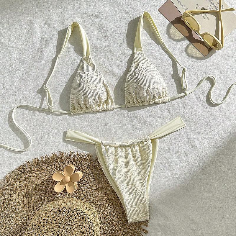 

TS JYL-BK182 Leopard Lace-Up Bikini, Alluring Stylish Swimwear For Beach XL армія зелений колір