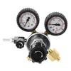 Regulator CO2 Durabil Regulator Bere Keg cu Supapă de Eliberare a Presiunii pentru Gaz 0-3000PSI Manometru Dublu Reductor Dioxid de Carbon