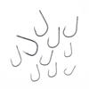 100Pcs/Box High Carbon Steel Fish Hook Durable High Strength Barbed Fishing Hooks With Ring For Carp Fishing Accessories