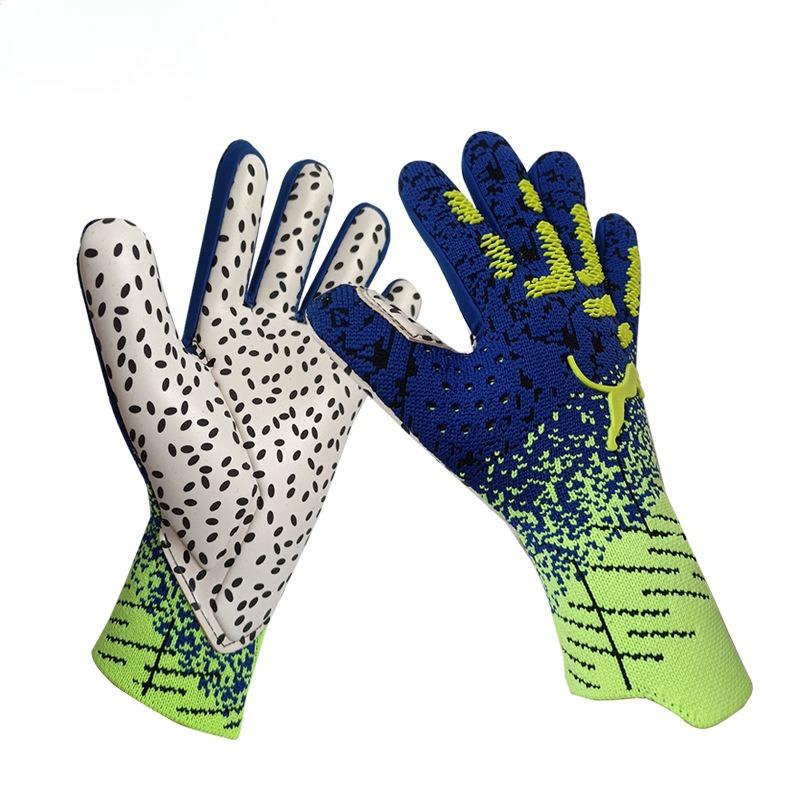 

Football Goalkeeper Gloves Falcon Non Slip Wear Resistant Children and Adults Are Suitable for Professional Training Equipment No. 5 королівський синій колір