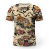 Fashion Tiger Graphic Men's T-shirts Summer Short Sleeve Streetwear Tees Top Casual Oversized Hip Hop Women Clothing