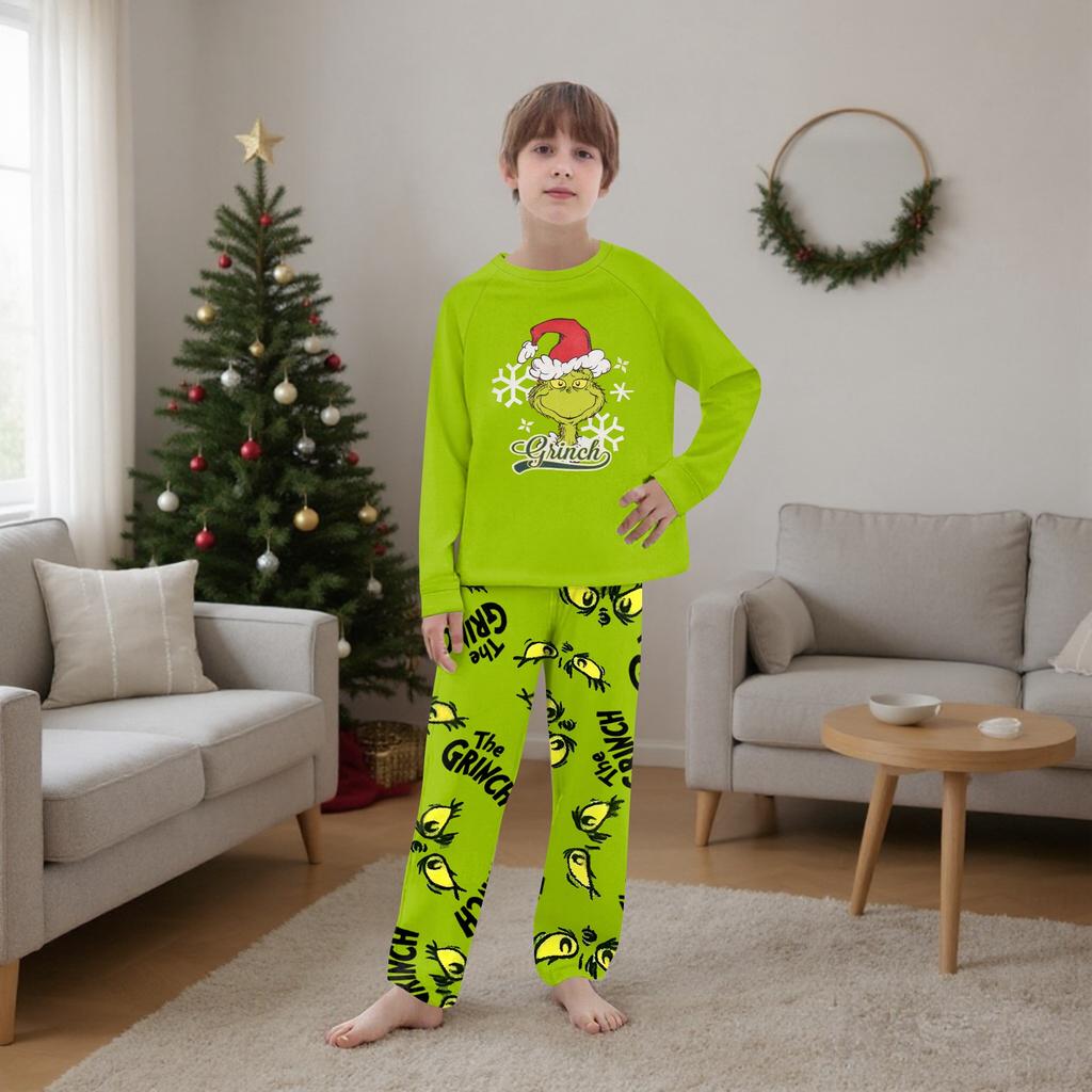 Passende Familiensets mit Weihnachtsmotiven, Langarmshirts und Hosen