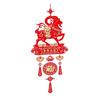 With Tassel Zodiac Goat Hanging Ornaments Flocking Spring Festival Pendants  Home