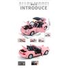 1/24 Mazda MX5 Alloy Car Model Sound and Light Pull Back Children's Toy Collectibles Birthday Gift