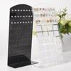 2pcs Fashion Portable Earrings Ear Studs Holder Plastic Jewelry Display Holders Earring Showcase Organizer Stand Storage Rack