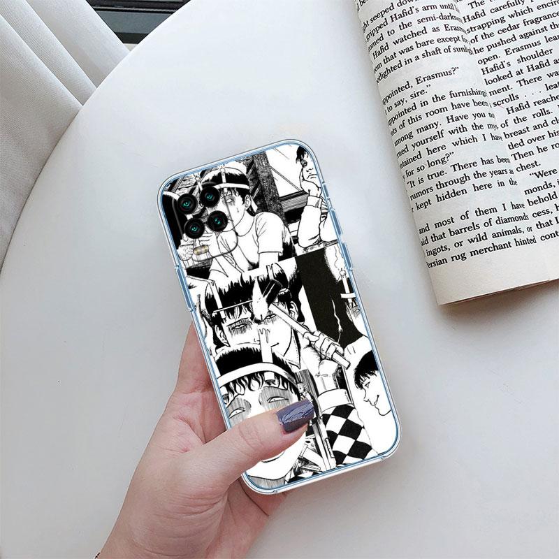 

Junji Ito Tomie Transparent Phone Case for Motorola Moto G10 G20 G30 G31 G32 G34 G35 G41 G42 G50 G51 G52 G55 G60 G60S Motorola Moto G35
