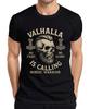 Valhalla Is Calling Viking Warrior Skull Rune Hammer Norse Unisexs TShirt