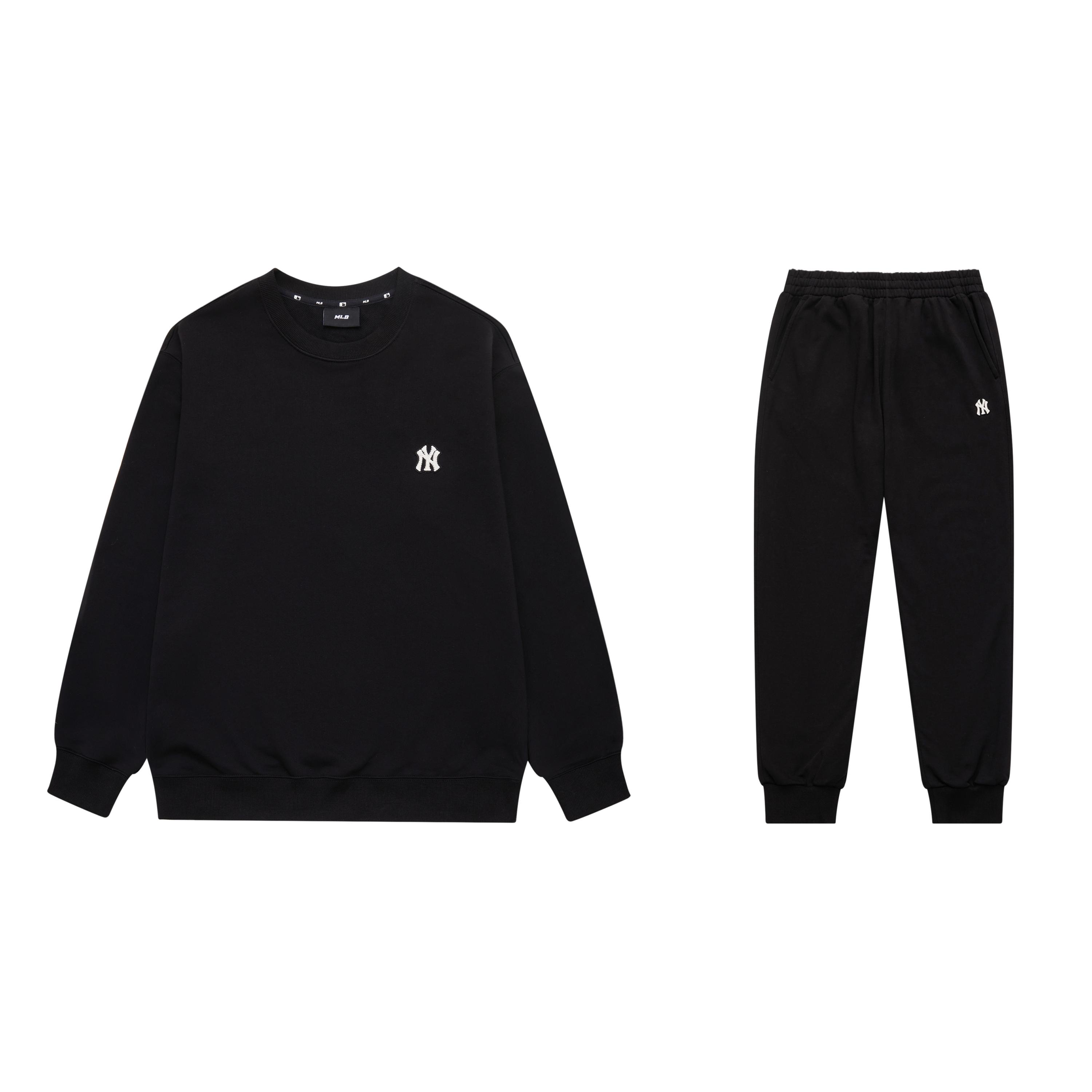 MLB Sweatshirt Set Unisex Black 3AMTM0234 XS