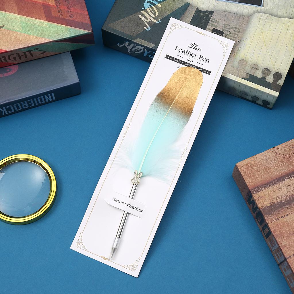 Creative Spray Gold Quill, Ballpoint Pen, Neutral Pen, Graduation Gift For Classmates And Teachers, Wedding Signature Pen