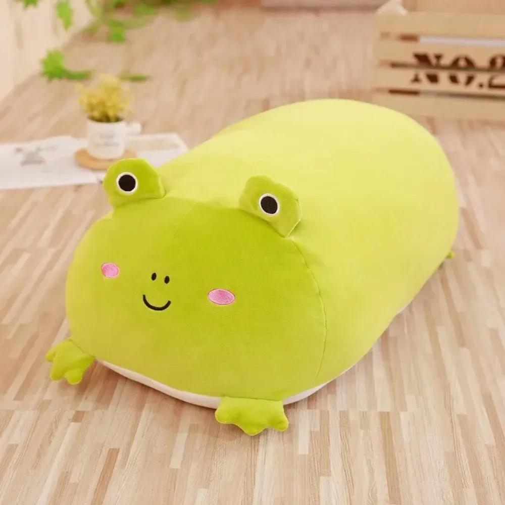 Pillow Cartoon Lovely Soft Down Cotton Dog Cat Pig Frog Plush Toys Stuffed Animal Kids Birthyday Gifts Assisted Sleep Pillows