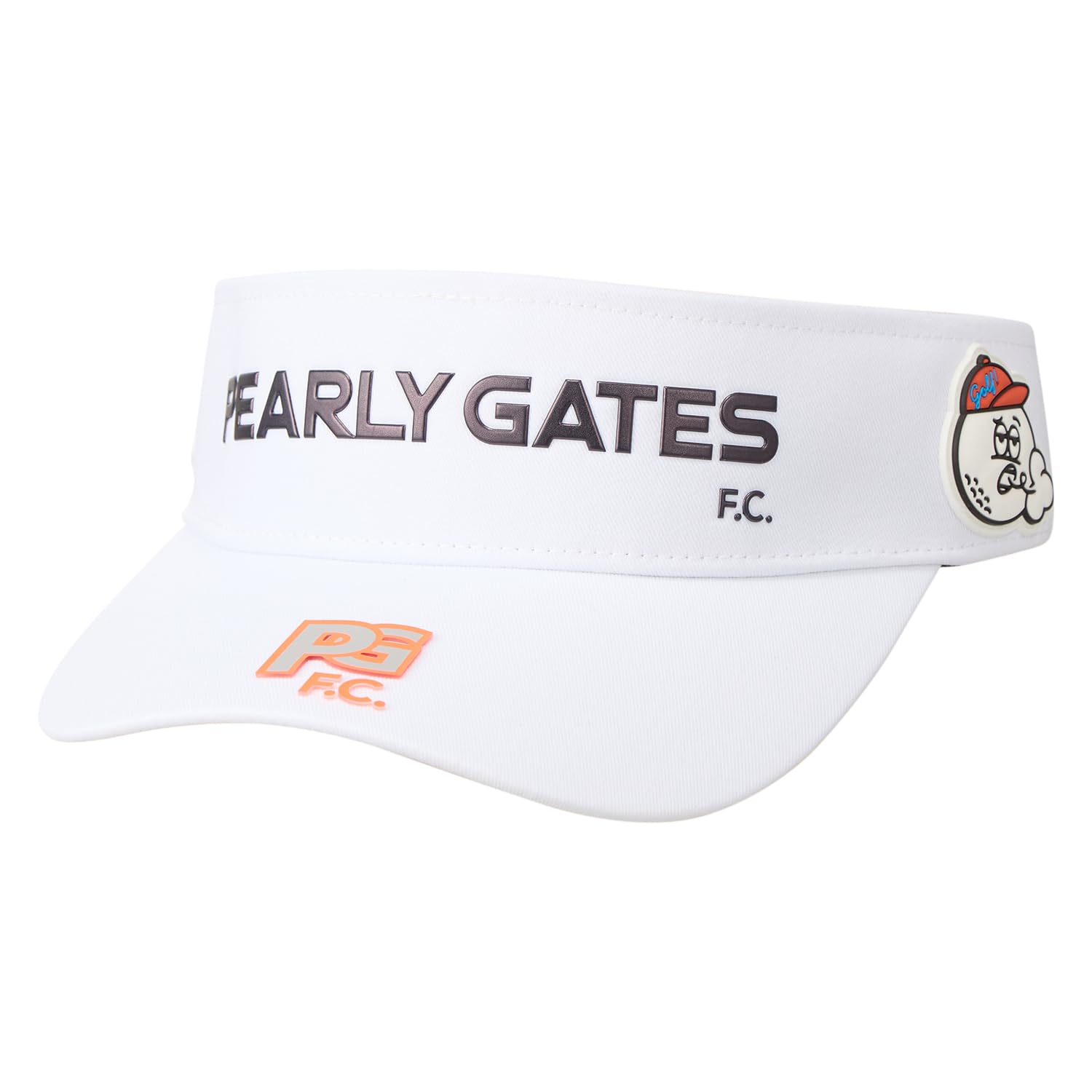 

[PEARLY GATES] Унисекс Солнцезащитный козырёк (Легкая чистка, регулируемый размер) Кепка для гольфа 053-4287902 030Белый FR