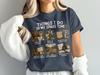 Cottagecore Style Christian T-Shirt, Bible Verse Graphic With Distressed Artwork