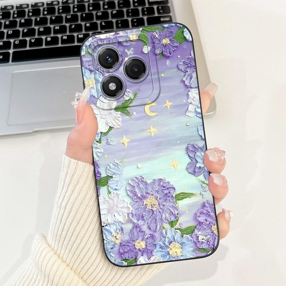 Flower Girly Fashion Phone Case For Huawei Honor 400 Lite ABR-NX1 Back Cover Butterfly Love Heart Honor400 Lite Bumper Fundas