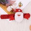 Portable Animal Christmas Slap Bracelets Durable Fabric Festival Parties Decors X3UC