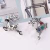 Women Lady Creative Cartoon Sika Deer Brooch Clothing Accessories Christmas Xmas Gift