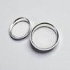 2pcs Matt Silver Dashboard Dial Gauge Rings Bezel Trim For BMW E91 E90 E92 E93 M3
