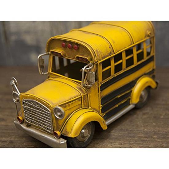 CANDYLAND Schulbus, Gelb, Setagaya Basis, Blech, USA. Miniatur, Blechauto, Amerikanischer Import, Vintage-Stil, Retro, Klassisch