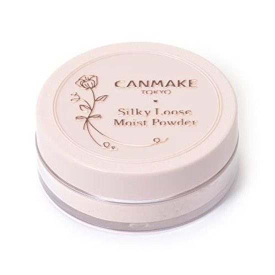 Canmake Silky Loose Moist Powder 01 Beige Washable Cleansing Foam Moisturizing Soap Off Fragrance-Free UV Cut 1 piece (x 1)
