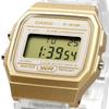 CASIO Digital Watch Quartz Unisex Gold Clear F-91WS-7A2