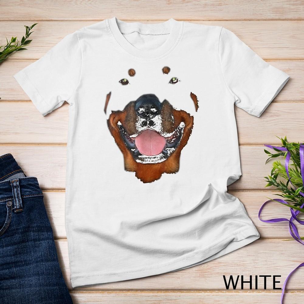 Rottweiler Face Unisex T-shirt
