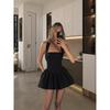 2026 Summer Women's Solid Color Halter Backless A-line Mini Skirt: Fashionable, Slim, and Sexy.