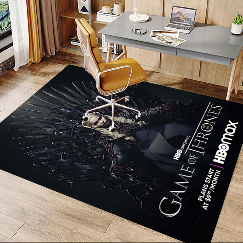 1PC Game of Thrones HBO Max Extra Large Non-Slip Floor carpet, Office, family, bedroom, Studio - Large Area Rug Indoor Rugs1139A