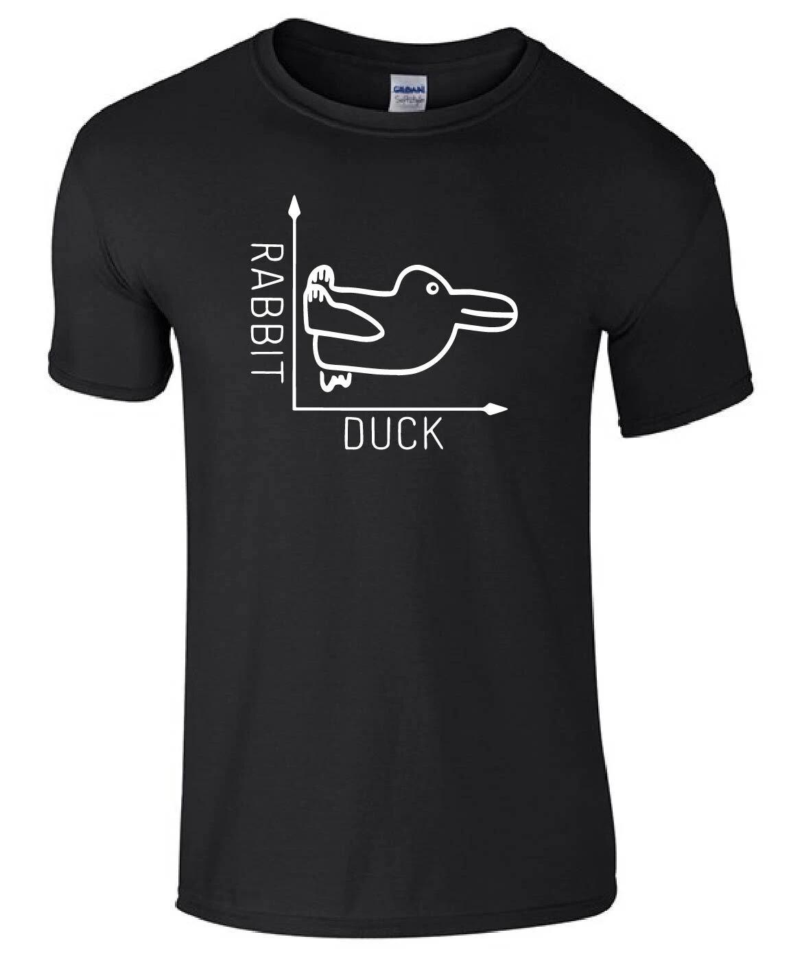 Rabbit Duck Graph Funny Inspired Gift unisex kids/adults Top T-shirt 3XL