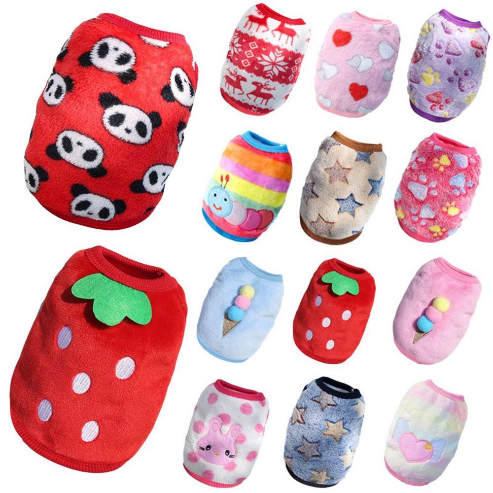 Cute Fleece Chihuahua Yorkshire Winter For Small Dogs Pet Dog Clothes Dog Sweater Dog Vest