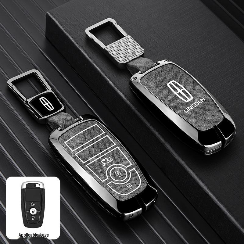Lincoln Adventure Key Case: Fits Navigator, Aviator, MKZ, Continental, MKC, MKX Models
