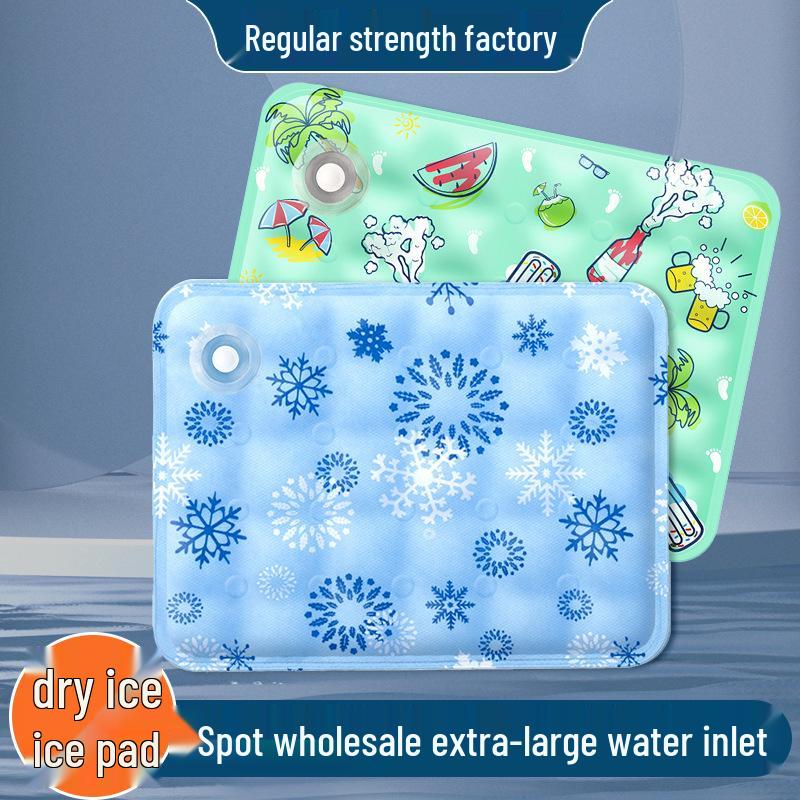 Summer Pet Cooling Pad - Water-Injected Ice Crystal for Dogs & Cats