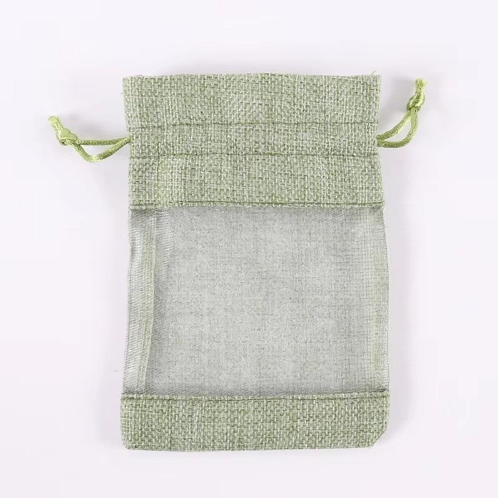 1/10PCS Washable Storage Bags Cotton Linen Burlap Gift Bags Gift Drawstring Bags For Gift Giving