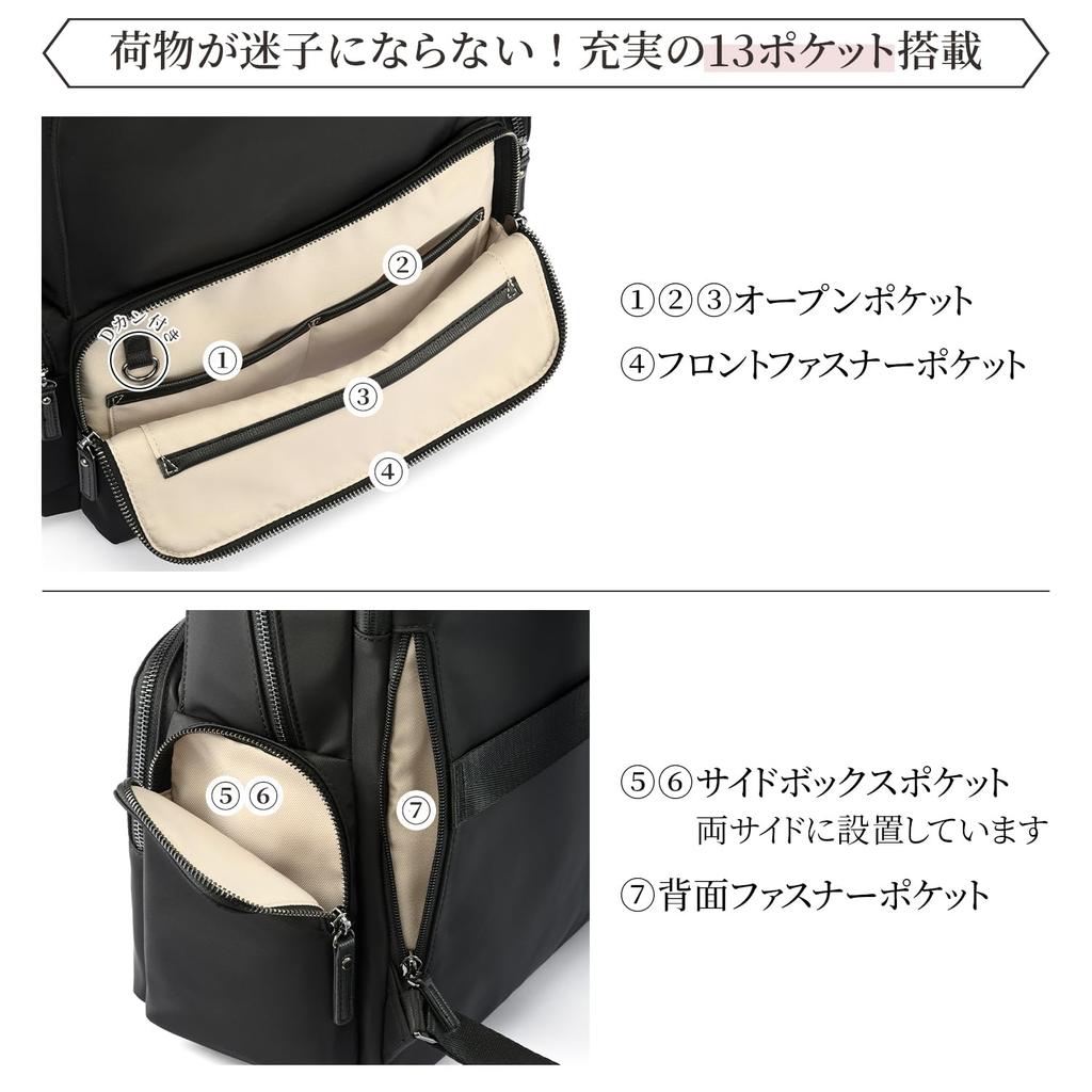 Jewel Narrows Freya Leichter Rucksack, 15L, Leicht, Passt für A4, 13,3-Zoll-PC, 2 Fächer, 16264, Greige