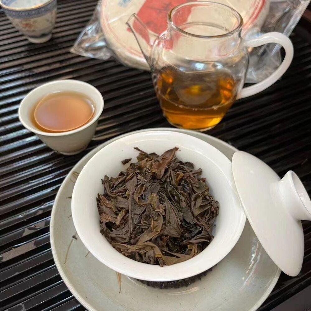 357g Yunnan Old Puerh Tea 2009 Daxueshan Sheng Pu-erh Tea Cake Aged Pu'er Tea