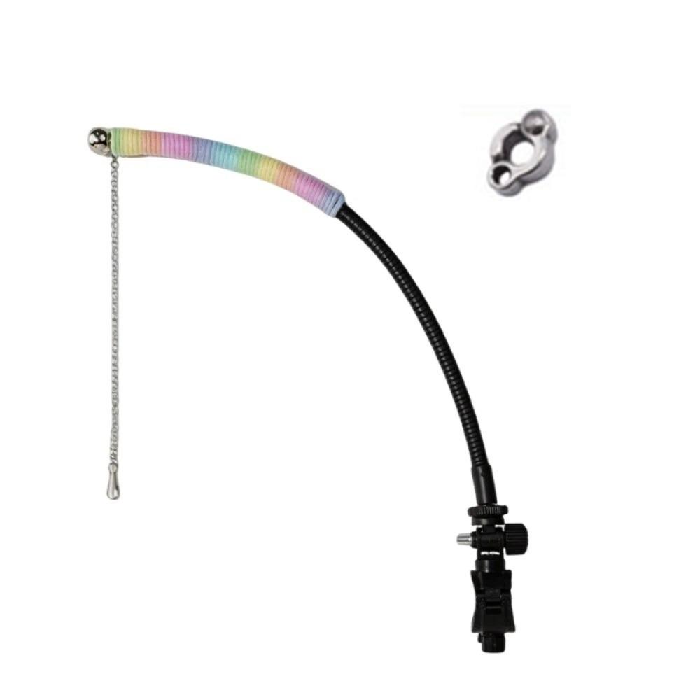 Bendable Parrot Perch Portable Bird Perch Stand Riding  Bicycle Parrot Stand  Outdoor Size5 Set чёрный