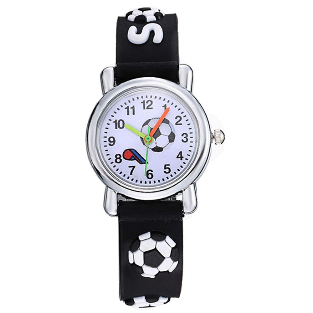 3D Fußball Fußball Quarzuhr Armbanduhr Kinder Sportuhr Für Jungen und Mädchen Kinder Schüler