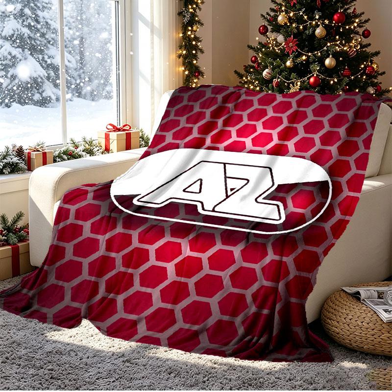 AZ Alkmaar Pattern Blanket for Home Decoration, Bed, Sofa, Car Travel, Camping, Suitable for All Seasons, Birthday Christmas Gift
