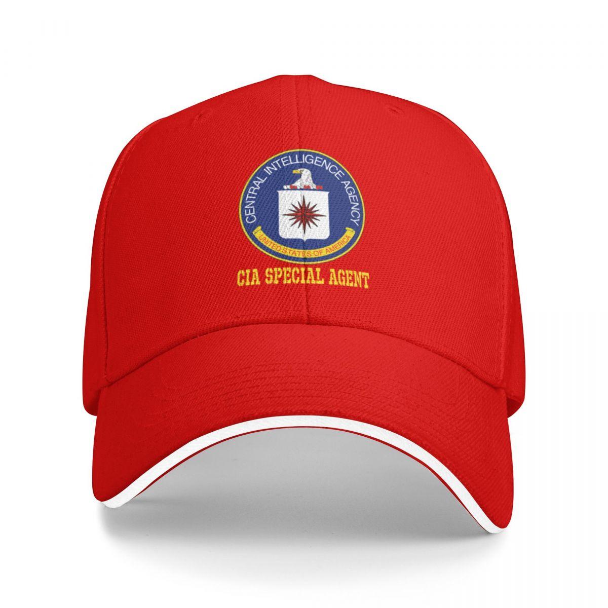 central intelligence agency CIA Baseball Cap Vintage Brand Man cap foam party Hat Caps Male Womens