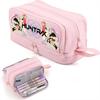 Double-layer Learning Stationery Bag Gift Girl Group Shoulders Bag For K-Pop Cartoon Pencil Case Stationery Bag Anime