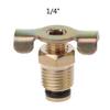 1/4 '' 'NPT Brass Air Compressor Tank Drain Valve Tube Spare Parts Gold